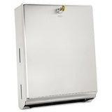 Bobrick Surface-mounted Paper Towel Dispenser, 10.75 X 4 X 14, Stainless Steel freeshipping - TVN Wholesale 