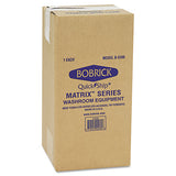 Bobrick Matrix Series Two-roll Tissue Dispenser, 6 1-4w X 6 7-8d X 13 1-2h, Gray freeshipping - TVN Wholesale 