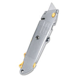 Stanley® Quick-change Utility Knife With Retractable Blade And Twine Cutter, Gray freeshipping - TVN Wholesale 
