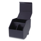 Bostitch® Konnect Desktop Organizer Storage Bin, Short, 3.4" X 3.5" X 3.5", Black freeshipping - TVN Wholesale 