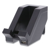 Bostitch® Konnect Plastic Phone Dock With Usb Port, For Use With Phones And Tablets, 3 X 3.5 X 5, Black freeshipping - TVN Wholesale 