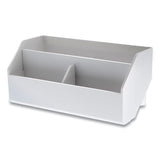 Bostitch® Konnect Desktop Organizer Storage Bin, Wide, 7.5" X 3.5" X 3.5", White freeshipping - TVN Wholesale 