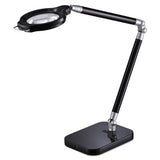 BLACK+DECKER Pureoptics Summit Zoom Ultra Reach Magnifier Led Desk Light, 2 Prong, 29", Black freeshipping - TVN Wholesale 