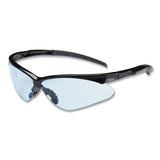 Bouton® Adversary Optical Safety Glasses, Anti-scratch, Light Blue Lens, Black Frame freeshipping - TVN Wholesale 