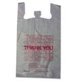 Barnes Paper Company Thank You High-density Shopping Bags, 8" X 16", White, 2,000-carton freeshipping - TVN Wholesale 