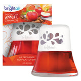 BRIGHT Air® Scented Oil Air Freshener, Macintosh Apple And Cinnamon, Red, 2.5 Oz freeshipping - TVN Wholesale 