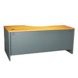 Bush® Series C Collection Left Corner Desk Module, 71.13" X 35.5" X 29.88", Hansen Cherry-graphite Gray freeshipping - TVN Wholesale 