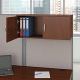 Bush® Office In An Hour Accessory, Hutch, 31.5w X 13.62d X 13.5h, Hansen Cherry freeshipping - TVN Wholesale 