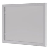 HON® Bl Series Hutch Doors, Glass, 13.25w X 17.38h, Silver-frosted freeshipping - TVN Wholesale 