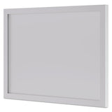 HON® Bl Series Frosted Glass Modesty Panel, 39.5w X 0.13d X 27.25h, Silver-frosted freeshipping - TVN Wholesale 