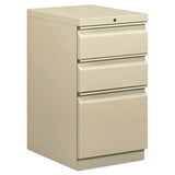 HON® Mobile Pedestals, Left Or Right, 2 Legal-letter-size File Drawers, Putty, 15" X 20" X 28" freeshipping - TVN Wholesale 