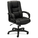 HON® Hvl131 Executive High-back Chair, Supports Up To 250 Lb, 18.5" To 22" Seat Height, Black freeshipping - TVN Wholesale 