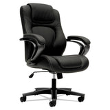 HON® Hvl402 Series Executive High-back Chair, Supports Up To 250 Lb, 17" To 21" Seat Height, Brown Seat-back, Black Base freeshipping - TVN Wholesale 