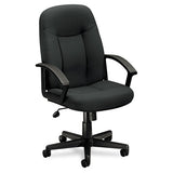 HON® Hvl601 Series Executive High-back Chair, Supports Up To 250 Lb, 17.44" To 20.94" Seat Height, Black freeshipping - TVN Wholesale 