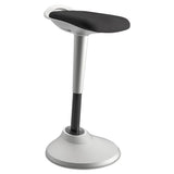 HON® Perch Series Seat, Backless, Supports Up To 250 Lb, Black Seat, Silver Base freeshipping - TVN Wholesale 