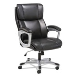 Sadie™ 3-fifteen Executive High-back Chair, Supports Up To 225 Lb, 20" To 24.8" Seat Height, Black Seat-back, Chrome Base freeshipping - TVN Wholesale 