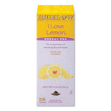 I Love Lemon Herbal Tea, 0.06 Oz Tea Bag, 28-box