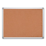 MasterVision® Earth Cork Board, 18x24, Aluminum Frame freeshipping - TVN Wholesale 
