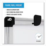 MasterVision® Porcelain Value Dry Erase Board, 36 X 48, White, Aluminum Frame freeshipping - TVN Wholesale 