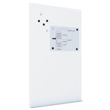 MasterVision® Magnetic Dry Erase Tile Board, 38 1-2 X 58, White Surface freeshipping - TVN Wholesale 
