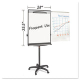 MasterVision® Tripod Extension Bar Magnetic Dry-erase Easel, 69" To 78" High, Black-silver freeshipping - TVN Wholesale 