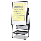 MasterVision® Creation Station Dry Erase Board, 29 1-2 X 74 7-8, Black Frame freeshipping - TVN Wholesale 