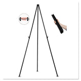 MasterVision® Instant Easel, 61 1-2", Black, Steel, Heavy-duty freeshipping - TVN Wholesale 