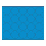 MasterVision® Interchangeable Magnetic Board Accessories, Circles, Blue, 3-4", 20-pack freeshipping - TVN Wholesale 