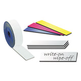 MasterVision® Dry Erase Magnetic Tape Strips, Red, 2" X 7-8", 25-pack freeshipping - TVN Wholesale 