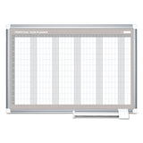 MasterVision® 4 Month Planner, 36x24, Aluminum Frame freeshipping - TVN Wholesale 