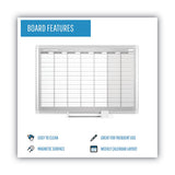 MasterVision® Weekly Planner, 36x24, Aluminum Frame freeshipping - TVN Wholesale 