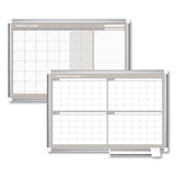 MasterVision® 4 Month Planner, 48x36, White-silver freeshipping - TVN Wholesale 