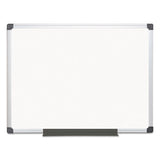 MasterVision® Value Melamine Dry Erase Board, 36 X 48, White, Aluminum Frame freeshipping - TVN Wholesale 