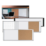 MasterVision® Cubicle Workstation Dry Erase Board, 36 X18, Black Aluminum Frame freeshipping - TVN Wholesale 