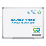 MasterVision® Earth Silver Easy Clean Dry Erase Boards, 48 X 96, White, Aluminum Frame freeshipping - TVN Wholesale 