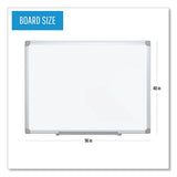 MasterVision® Earth Silver Easy Clean Dry Erase Boards, 48 X 96, White, Aluminum Frame freeshipping - TVN Wholesale 