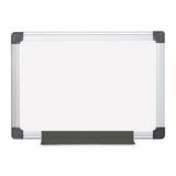 MasterVision® Value Melamine Dry Erase Board, 48 X 96, White, Aluminum Frame freeshipping - TVN Wholesale 