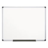 MasterVision® Value Melamine Dry Erase Board, 48 X 72, White, Aluminum Frame freeshipping - TVN Wholesale 