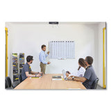 MasterVision® Grid Planning Board, 1 X 2 Grid, 72 X 48, White-silver freeshipping - TVN Wholesale 
