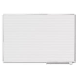 MasterVision® Ruled Planning Board, 72 X 48, White-silver freeshipping - TVN Wholesale 