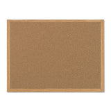 MasterVision® Value Cork Bulletin Board With Oak Frame, 24 X 36, Natural freeshipping - TVN Wholesale 