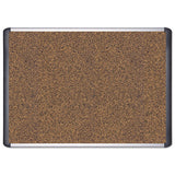 MasterVision® Tech Cork Board, 24x36, Silver-black Frame freeshipping - TVN Wholesale 