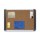 MasterVision® Tech Cork Board, 36x48, Silver-black Frame freeshipping - TVN Wholesale 