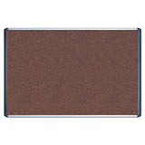 MasterVision® Tech Cork Board, 48x72 Silver-black Frame freeshipping - TVN Wholesale 