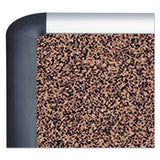 MasterVision® Tech Cork Board, 48x72 Silver-black Frame freeshipping - TVN Wholesale 