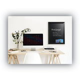 MasterVision® Kamashi Chalk Board, 36 X 24, Black Frame freeshipping - TVN Wholesale 