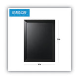 MasterVision® Kamashi Chalk Board, 36 X 24, Black Frame freeshipping - TVN Wholesale 