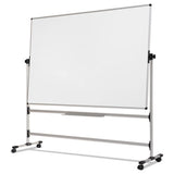 MasterVision® Earth Silver Easy Clean Revolver Dry Erase Board, 36 X 48, White, Steel Frame freeshipping - TVN Wholesale 