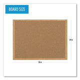 MasterVision® Earth Cork Board, 24 X 36, Wood Frame freeshipping - TVN Wholesale 