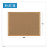 MasterVision® Earth Cork Board, 36 X 48, Wood Frame freeshipping - TVN Wholesale 